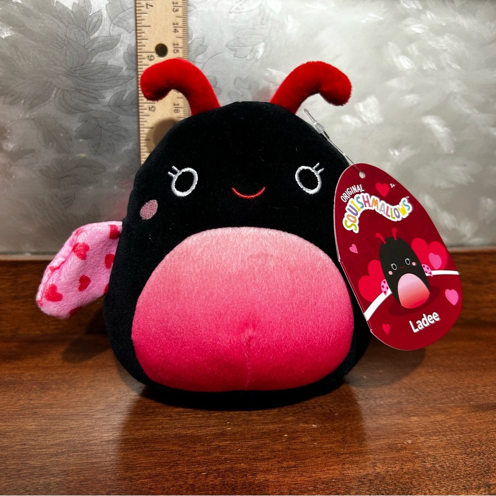🔥 5/$25 🔥 Squishmallow - 5in - NWT - Ladee - Ladybug - Bug - #3